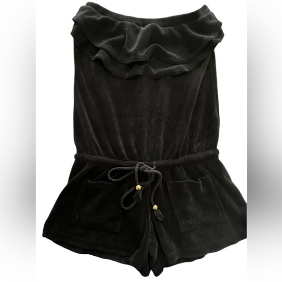 Juicy Couture Black Ruffle Romper - Picture 2 of 6